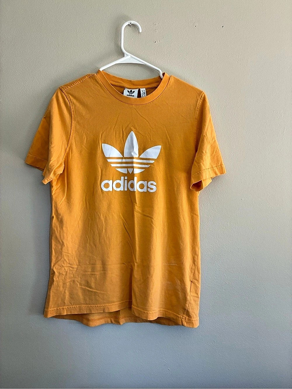 adidas Originals Trefoil Essentials T-Shirt Orange Short Sleeve T-Shirt